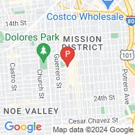 View Map of 899 Valencia Street,San Francisco,CA,94110